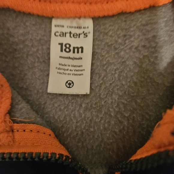 Carters Athletic Toddler Half Zip - Picture 3 of 3